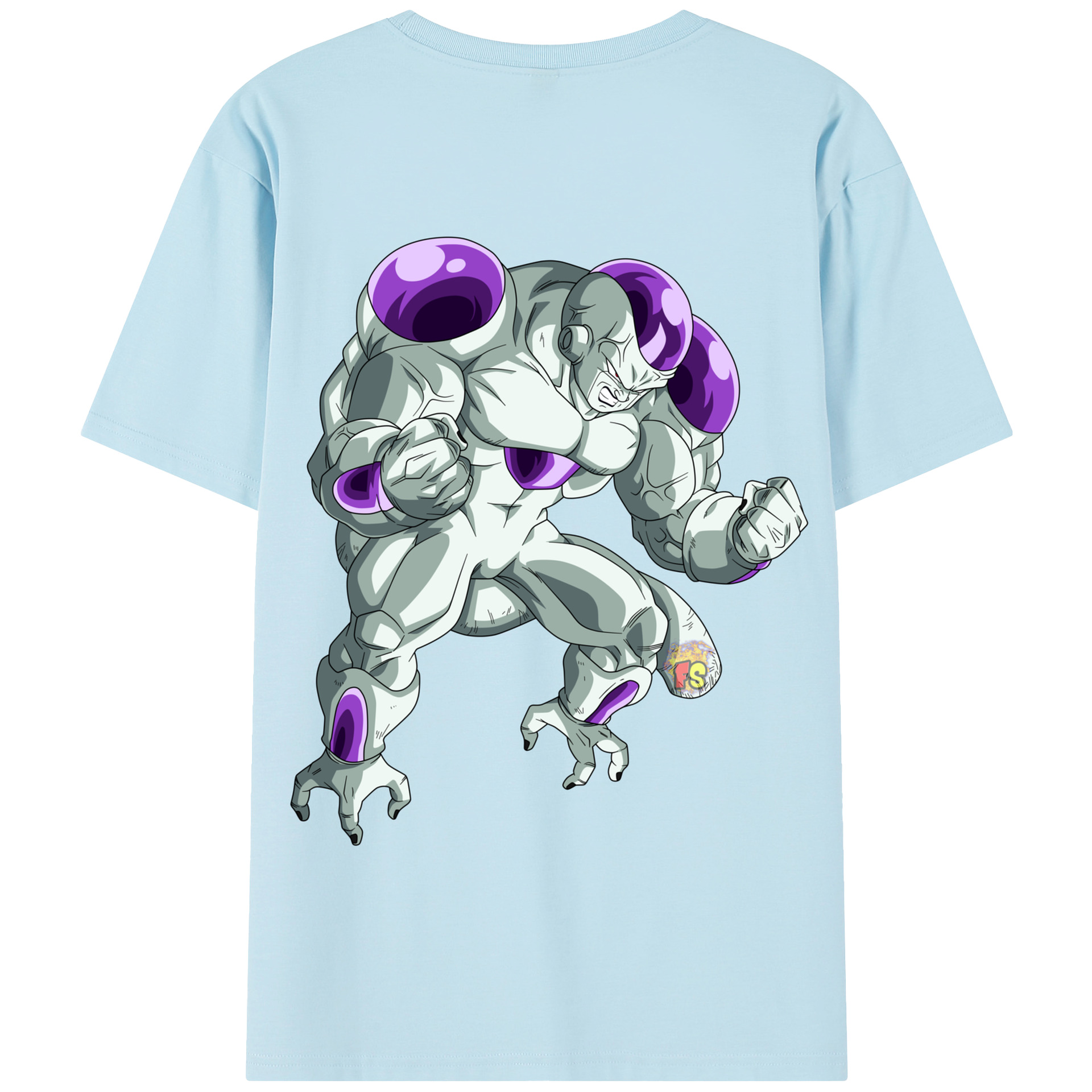 （画像用） ドラゴンボール フリーザ DRAGON BALL Frieza 綿100％半袖Tシャツ（背面プリント）
